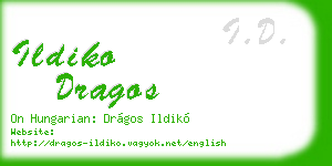ildiko dragos business card